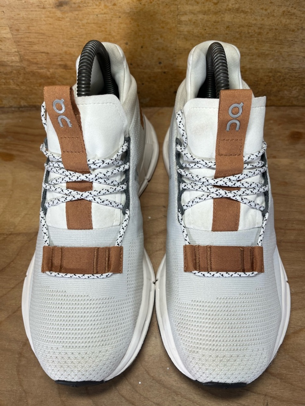 On CloudNova REFLECTIVE Women Size 7 Running Shoes Sneakers White Pearl Brown - Picture 3 of 12
